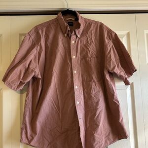 Arrow Men's Red Checkered Button Down Shirt